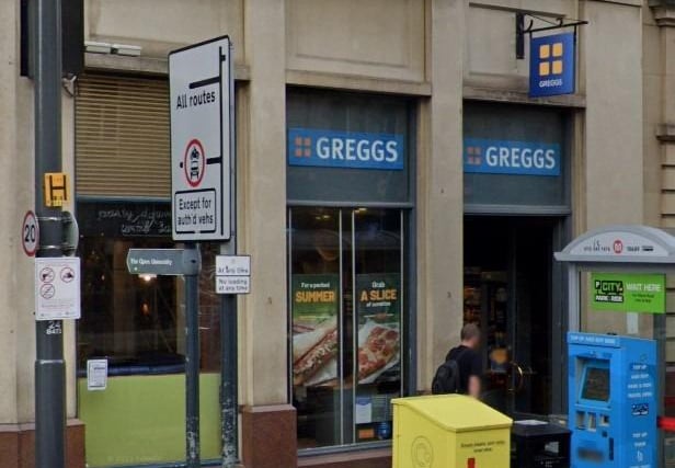 The Greggs on Boar Lane scored 4.2 from 80 reviews