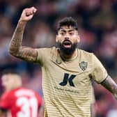Samu Costa's Almeria survived relegation by a single point in 2022/23 meaning the club will remain in LaLiga next season. At six-feet tall, Costa is a combative, tackle-heavy, leggy defensive midfielder. He can protect big spaces in front of the defence and shuttles back and forth between both boxes. At 22, he has vast experience for his age which is reflected in his reading of the game - the Portuguese youth international scores high for interceptions, general defensive workload, winning fouls and competing in the air. (Photo by Juan Manuel Serrano Arce/Getty Images)