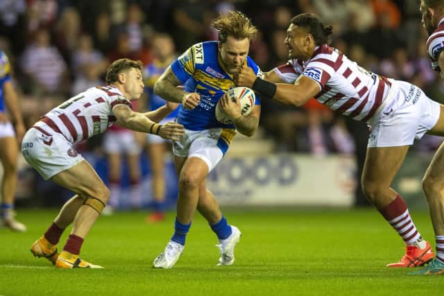 Blake Austin in action during last season's Super League semi-final at Wigan. Picture by Bruce Rollinson.