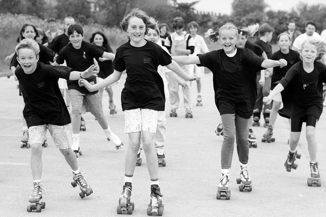 Did you take part in the roller skate marathon in 1990?