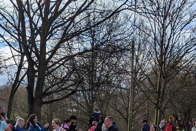 Charlie running the Wakefield 10k (pic Harry Wilcox)