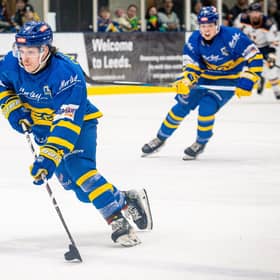 FAMILIAR FACE: Oli Endicott is back for a fourth season in NIHL National with Leeds Knights. Picture: Ben Gordon/Knights Media.