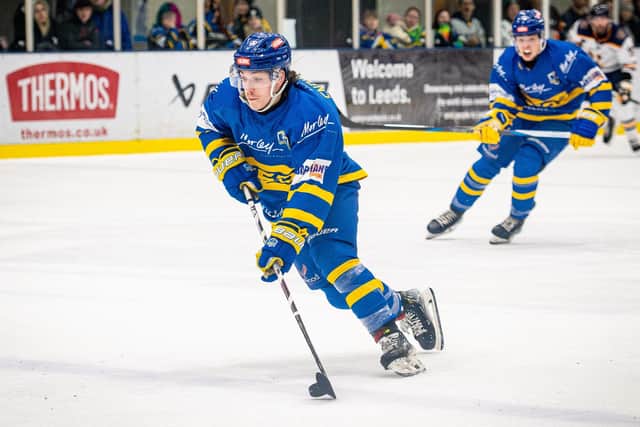 FAMILIAR FACE: Oli Endicott is back for a fourth season in NIHL National with Leeds Knights. Picture: Ben Gordon/Knights Media.