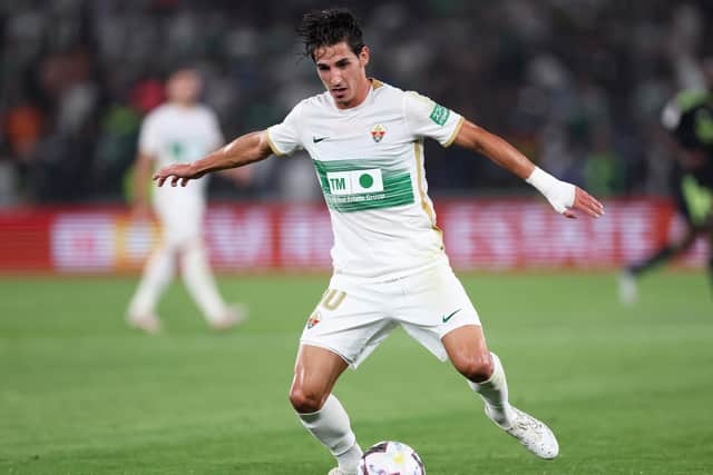 TOP SCORER: Elche's Pere Milla, on just three goals. Photo by Clive Brunskill/Getty Images.