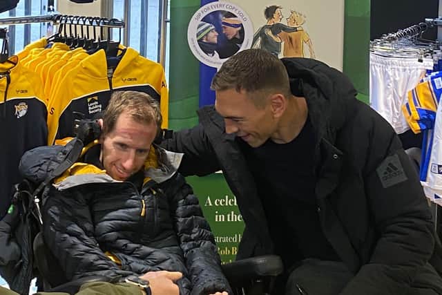 Ex-Leeds Rhinos captain Kevin Sinfield who has written new book 'With You Every Step' with former teammate Rob Burrow said he hoped it would "inspire people to build friendships and look after each other a little bit better". Photo: Pan Macmillan.