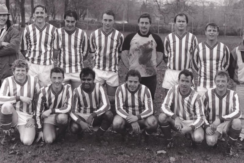 Ossett Panthers, who played in Division 3 of the Wakefield and District League, pictured in December 1989. Back row, from left, are Steve Lynch, Richard Toulson, Mick Randerson, Wayne Trueman, Steve Riley, John O'Golly, James Davison and Phil Sunderland. Front row, from left, are Dave Brown, Nigel Womersley, Vaz Patel, Pete Williamson, Rick Pickard and Steve Blacklock.