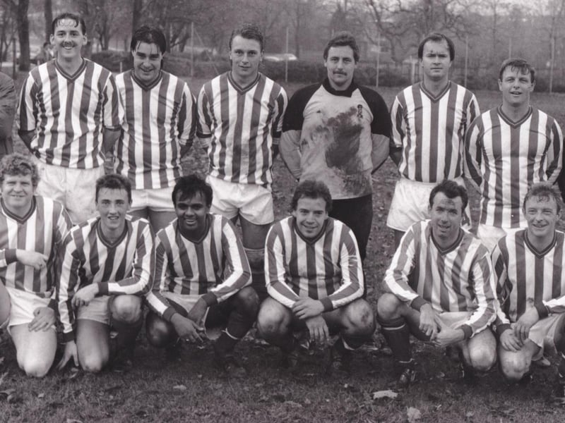 Ossett Panthers, who played in Division 3 of the Wakefield and District League, pictured in December 1989. Back row, from left, are Steve Lynch, Richard Toulson, Mick Randerson, Wayne Trueman, Steve Riley, John O'Golly, James Davison and Phil Sunderland. Front row, from left, are Dave Brown, Nigel Womersley, Vaz Patel, Pete Williamson, Rick Pickard and Steve Blacklock.