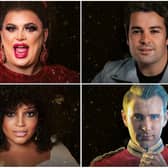 The Bone Cancer Research Trust has announced the line-up for its 2023 charity ball in Leeds. Pictured, clockwise from top left, are Baga Chipz, Joe Mcelderry,  Richard Jones and Marisha Wallace. Pictures: Jordan Embleton/Ray Burmiston