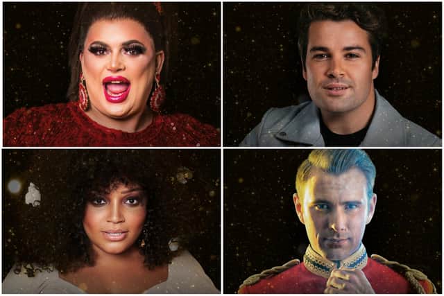 The Bone Cancer Research Trust has announced the line-up for its 2023 charity ball in Leeds. Pictured, clockwise from top left, are Baga Chipz, Joe Mcelderry,  Richard Jones and Marisha Wallace. Pictures: Jordan Embleton/Ray Burmiston