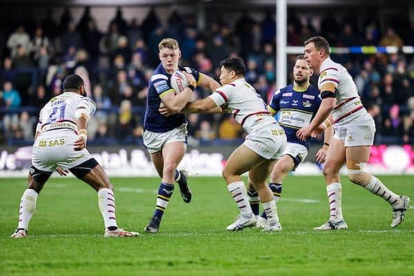 James McDonnell was Rhinos' best signing of 2023, according to Jury member Sam Brocksom. Picture by Alex Whitehead/SWpix.com.