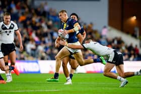 Ash Handley in action for Leeds Rhinos against Hull FC two weeks ago. Picture by Allan McKenzie/SWpix.com.