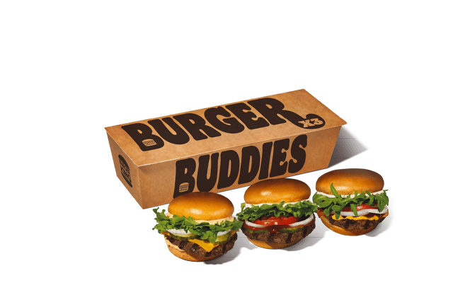 Burger King launches Burger Buddies – a three or nine box featuring snackable versions of your favourites.