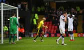 FREAK RUN: Of Leeds United away games in the FA Cup, going all the way back to the fifth round defeat at Watford, above, of February 2016.
Photo by Richard Heathcote/Getty Images.