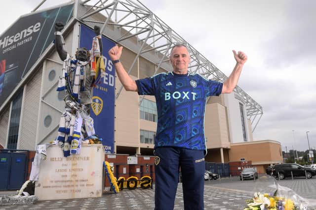 Leeds United superfan Paul Smith from New Zealand, pictured at Elland Road, Leeds.Picture taken by Yorkshire Post Photographer Simon Hulme