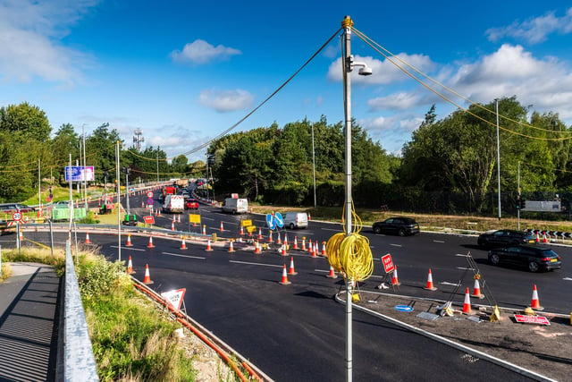 The road re-opens during the daytime with 30mph speed limits and other traffic management measures in place to allow improvements to be carried out safely.