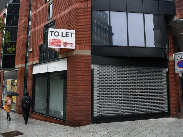 The prime retail site in the Core shopping centre was a branch of women's fashion retailer New Look until 2019. It is listed by property agent Barker Proudlove. Its listing reads: "New leasing opportunities for retail and leisure occupiers within the first floor area of The Core with a dedicated entrance from the Headrow. Units range from 2,000–20,000 sq ft.". (Pic Jonathan Gawthorpe)