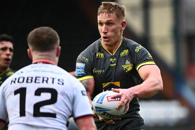 England prop Mikolaj Oledzki won't be available for Leeds Rhinos' clash with Hull KR in Las Vegas next week. Picture by Olly Hassell/SWpix.com.