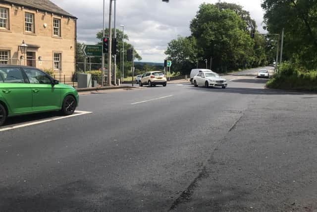 The Dyneley Arms junction.