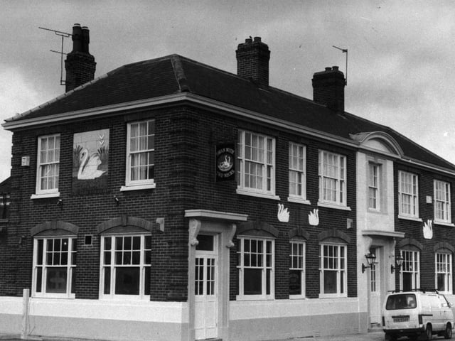 Did you enjoy a drink here back in the day? The Swan with Two Necks on Raglan Road pictured in April 1985.