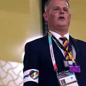 Stuart Andrew, MP for Pudsey, during the FIFA World Cup match at the Ahmad Bin Ali Stadium, Al Rayyan, Qatar. Picture: PA