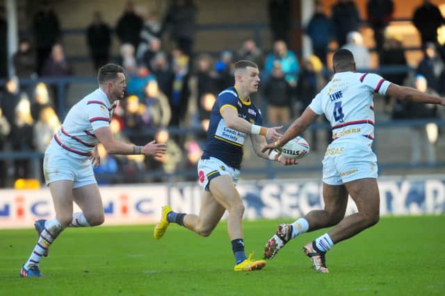 Ash Handley is a first-choice winger, but could switch to full-back or even centre if necessary. Picture by Steve Riding.