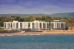 The Sands is perched on the edge of the town's beautiful North Bay. Image: The Sands