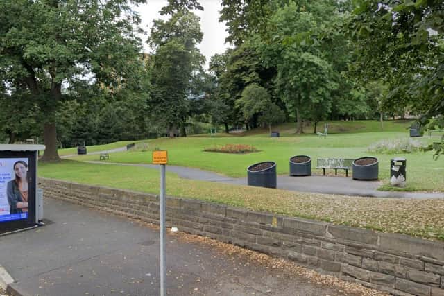 Officers received a third-party report of a serious sexual offence, which had occurred in Lovell Park near Leeds city centre. Picture: Google