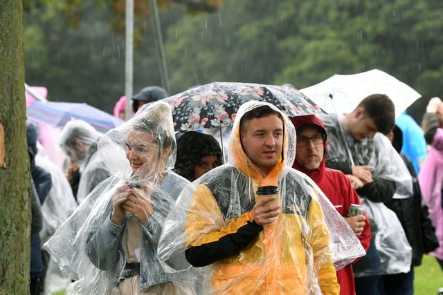 Ed Sheeran entertained fans in Roundhay Park in July 2019 and attendees braved the rain to queue for entry.