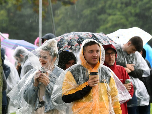 Ed Sheeran entertained fans in Roundhay Park in July 2019 and attendees braved the rain to queue for entry.