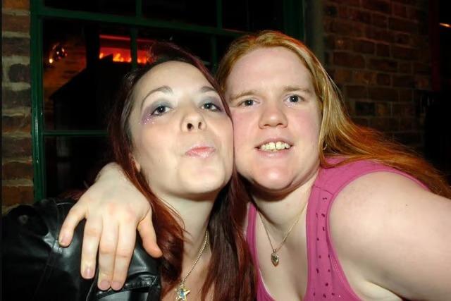Charlotte and Michelle outside Mex.