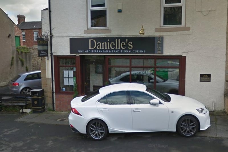 Danielle's Bistro in Hexham has a 4.8 rating.