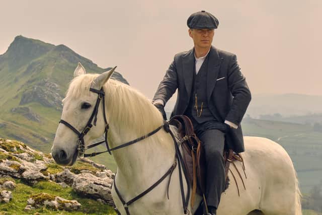 Cillian Murphy filmed his final scenes as Thomas Shelby in Peaky Blinders in the Peak District (photo: BBC/Caryn Manderbach Productions)