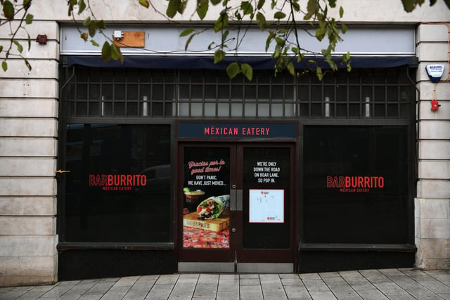 Formerly the premises of clothes retailer Bank, Barburrito opened on the site in 2010. Its quick Mexican dishes proved popular, with the chain opening another site on Boar Lane. However, the Headrow site closed in March 2020 shortly before the Covid-19 pandemic. Burrito-lovers can still get hold of spicy treats at the Boar Lane site. No planning applications appear to have been submitted for the listed site, meaning it could be empty for the foreseeable future. (Pic: Jonathan Gawthorpe)