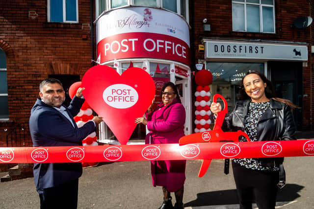 Ward councillors Mohammed Shahzad and Sharon Hamilton joined locals for the grand reopening. Picture: James Hardisty