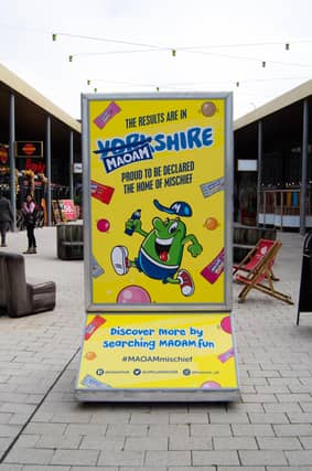 MAOAM celebrated the region’s mischievousness by renaming the county… MAOAMSHIRE. (The most mischievous sweet + the most mischievous region = MAOAMSHIRE).