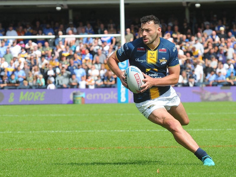 Swept the board at Rhinos’ awards night, led the competition in key stats, including points, goals and assists and should’ve been Man of Steel 9