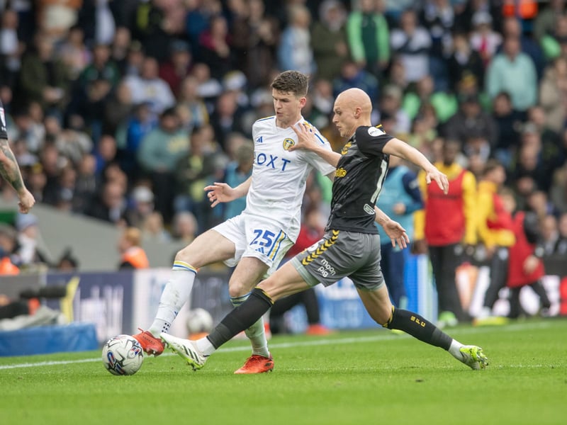 6 - His link-up with Gnonto was the best thing about Leeds in the first half. Rash challenge on Che Adams showed his frustration.