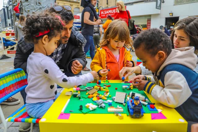 Emma Bearman's social enterprise, Playful Anywhere, finds creative ways to bring play to the streets of Leeds.