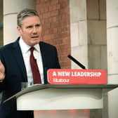 Labour leader Keir Starmer is due to address the nation tonight (Photo by Stefan Rousseau - WPA Pool/Getty Images)