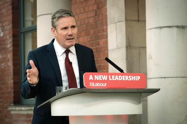 Labour leader Keir Starmer is due to address the nation tonight (Photo by Stefan Rousseau - WPA Pool/Getty Images)