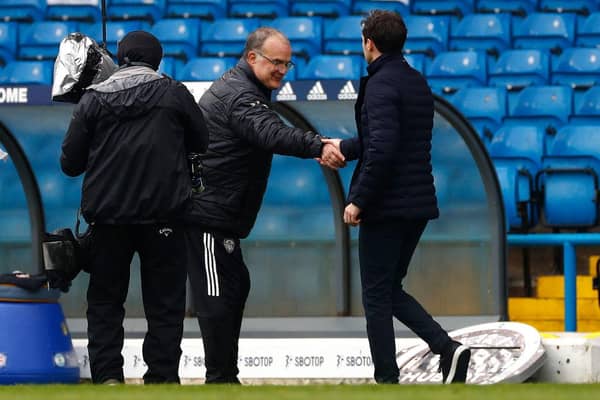 Marcelo Bielsa, Manager of Leeds United. (Photo by Jason Cairnduff - Pool/Getty Images)