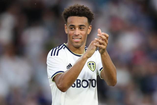 AMBITION: Outlined by Leeds United's USA international midfielder Tyler Adams, above, as part of a new chapter at the Whites. Photo by Ashley Allen/Getty Images.