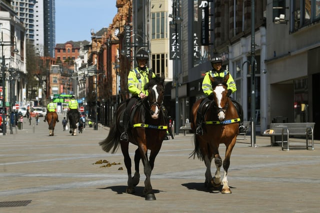 Leeds city centre recorded 282 robbery offences between July 2022 and June 2023