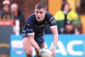 Kiedan Hartley seen playing for Featherstone Rovers in 2018. Picture by Steve Riding.
