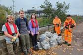 Riverlution team and volunteers working on the river.
