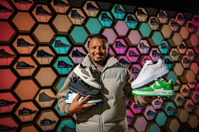 Sean is the owner of McKickz, a trainer resale store in Leeds city centre (Photo: Tony Johnson)