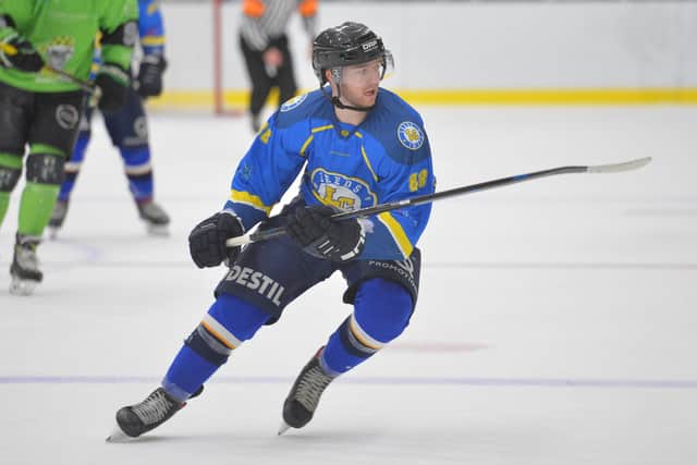 WAY BACK WHEN: Adam Barnes, pictured in action for Leeds Chiefs against Hull Pirates in February 2020. Picture: Dean Woolley.