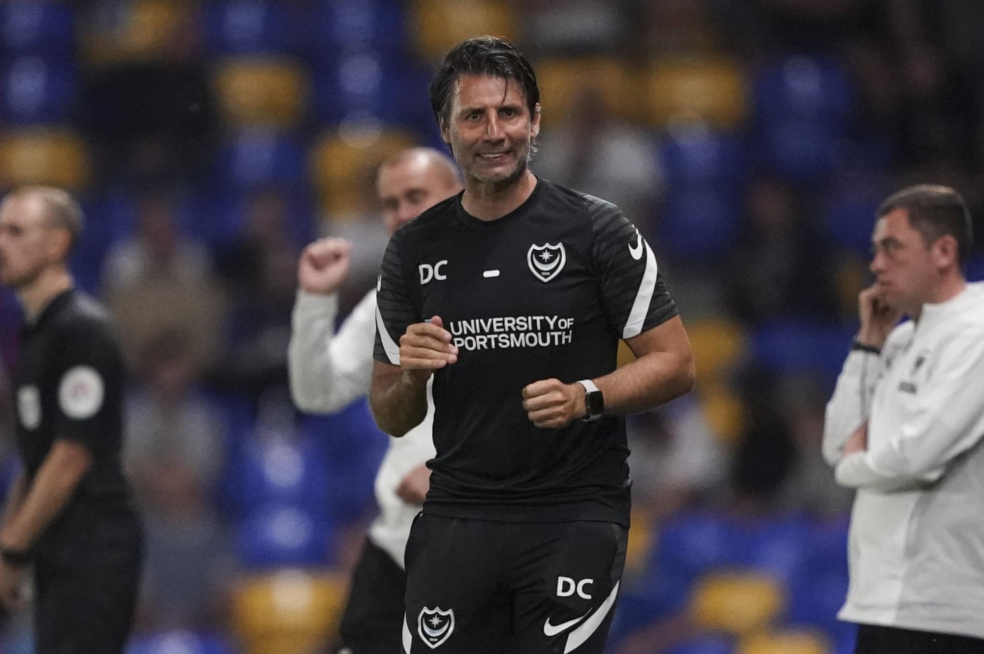 Pompey boss Danny Cowley.