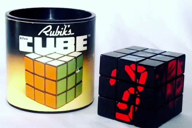 Richard Cordwell's Rubik's Cube.  A man bought a limited edition Rubik's Cube for £12 on eBay - which he then sold for more than £1,000.