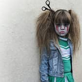 Lorna Louise Spencer said: "My daughter Thea (aged seven) ready for her Halloween disco at school."